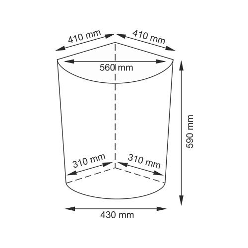 Корзина WasserKRAFT Salm WB-270, WB-270-L