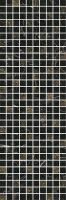 Декор Kerama Marazzi Астория 25х75 черный мозаичный MM12111