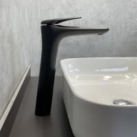 Смеситель Comforty для раковины, картридж 35 мм, черный матовый, FC074B-CMT