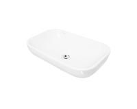 Раковина накладная Sanita Luxe Infinity 60х36х12 белая, INFSLWB01
