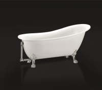 Ванна акриловая BelBagno 155*76 см, белая, BB06-1550