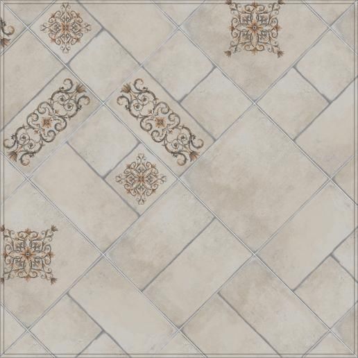 Керамогранит Kerama Marazzi Каменный остров 30х30 светлый декорированный SG926200N