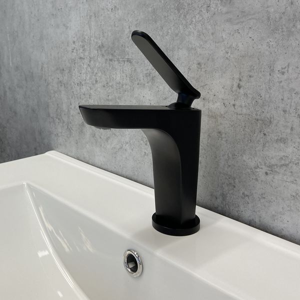 Смеситель Comforty для раковины, картридж 35 мм, черный матовый, FC088A-CMT