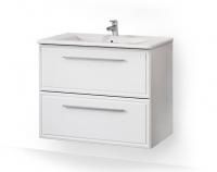 Тумба с раковиной Raval Quadro 60 подвесная Белая, Qua.07.60/P/W