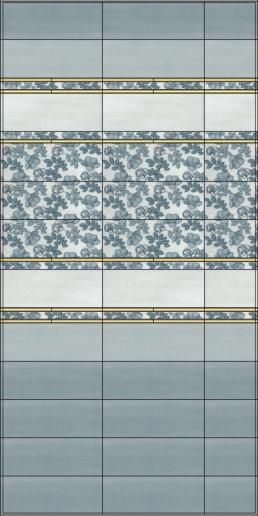 Декор Kerama Marazzi Ньюпорт Корабли фиолетовый 15х40 STG\C207\15010