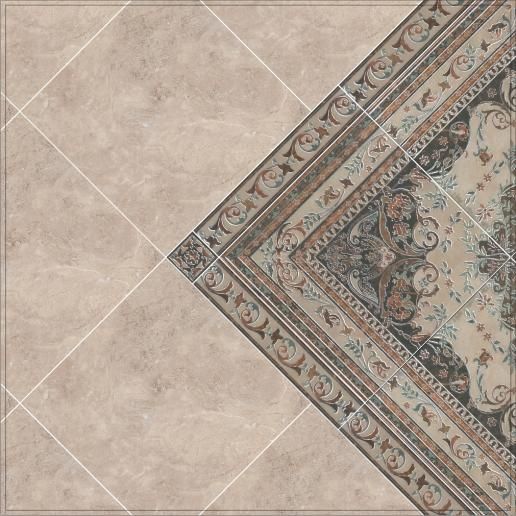 Декор Kerama Marazzi Мраморный дворец 40,2х40,2 ковёр центр HGD\A176\SG1550L