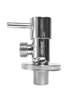 Кран угловой Mixxus PREMIUM ANG-07 1/2"×1/2" CHROME, для подключения сантехприборов, хром
