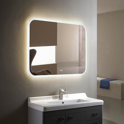 Зеркало Silver Mirrors Stiv 120х80 см сенсорный выключатель, двойной подогрев, ФР-00002225