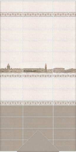 Декор Kerama Marazzi Сафьян 15х40 Панорама Venezia STG\A577\15061
