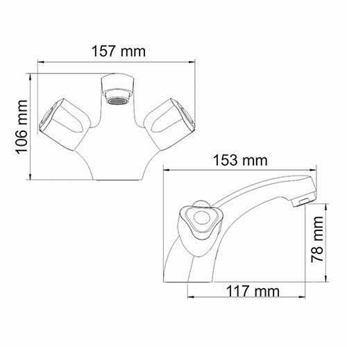 Смеситель для раковины WasserKRAFT Amper 2900, 2903