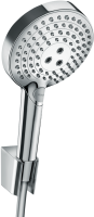 Душевая лейка Hansgrohe Raindance Select S 120 3jet P с держателем и шлангом 125 см, хром, 27669000