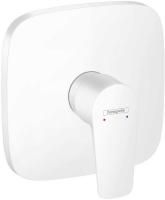 Смеситель для душа Hansgrohe Talis E, встраиваемый, белый матовый, 71765700