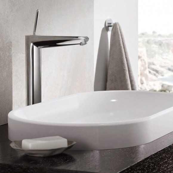 Смеситель для раковиныGrohe Eurodisc Joy, свободностоящий, хром, 23428000