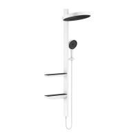 Душевая система Hansgrohe Rainfinity Showerpipe 360 1jet  встраиваемая, белый матовый, 26842700