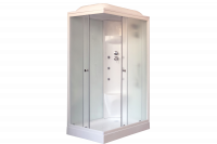 Гидромассажный бокс Royal Bath 120х80х217, белое/матовое стекло, белый профиль, правая, RB 8120HP7-W