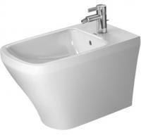 Биде напольное приставное Duravit DuraStyle с 1 отв под Смеситель. с креплением, белый, 2283100000