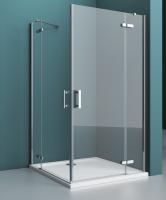 Душевая кабина BelBagno Kraft 1000x800x1950, прозрачн стекло, хром правый, KRAFT-AH-22-100/80-C-Cr-R