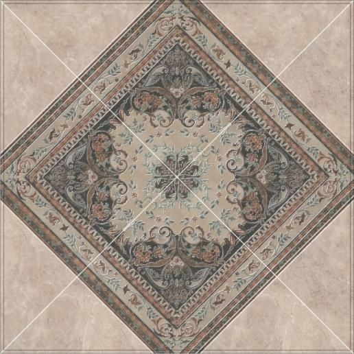 Декор Kerama Marazzi Мраморный дворец 40,2х40,2 ковёр угол HGD\A174\SG1550L