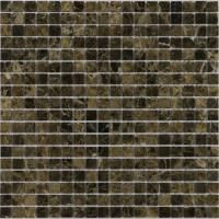 Мозаика Pietrine Emperador Dark POL (15x15х4), 305x305