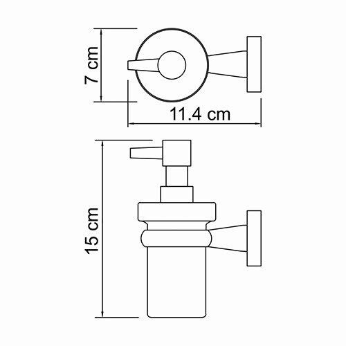 Дозатор WasserKRAFT Lippe K-6500, K-6599