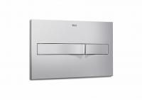 Смывная клавиша Roca DUPLO IN-WALL двойная, PL2 хром матовый, 7.8900.9.600.2