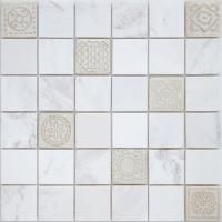 Мозаика Art Stone Art Dolomiti bianco MAT (48x48x8), 300x300x8