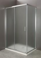 Душевая кабина BelBagno Uno 1200x900x1850, текстурное стекло, хромированный профиль, UNO-AH-1-120/90