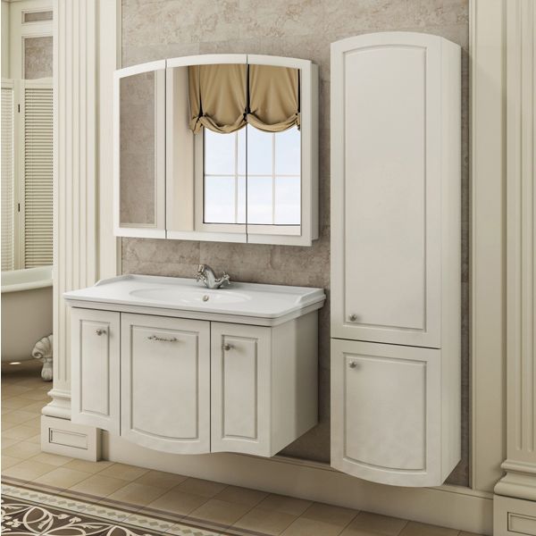Шкаф-колонна Comforty "Палини-42" белый