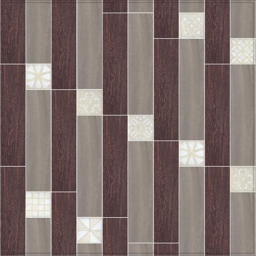 Вставка Kerama Marazzi Амальфи орнамент коричневый 9,9х9,9 STG\A403\1266