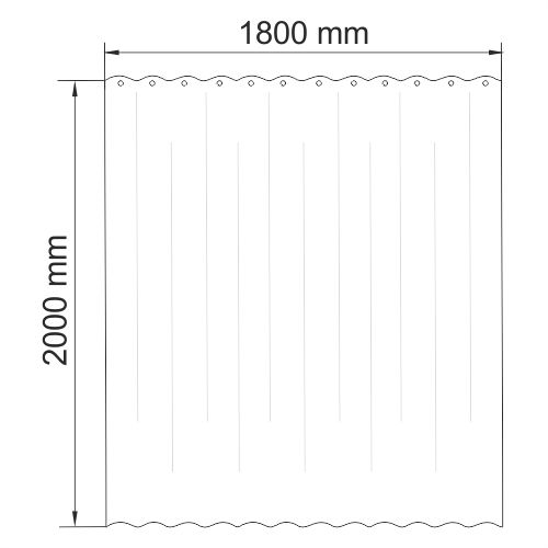 Шторка WasserKRAFT Ammer SC-70000, SC-70101