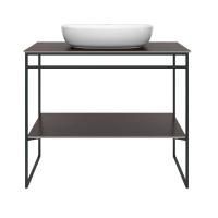 Тумба напольная Kerama Marazzi PLAZA Next напольная 100 черный матовый, PL.N.100.01\BLK.M