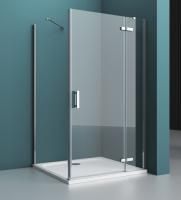 Душевая кабина BelBagno Kraft 1200x900x1950, прозрачное стекло, хромированный профиль, правый, KRAFT