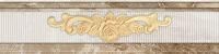 Бордюр Cube Ceramica Napoli Border-1 with gold 7.5*30