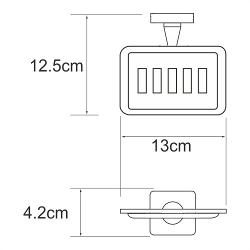 Мыльница WasserKRAFT Dill K-3900, K-3969