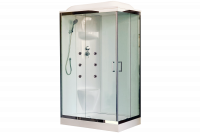 Гидромассажный бокс Royal Bath 120х80х217, белое/прозрачное стекло, хромированный профиль, левая, RB