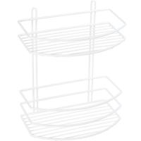 Полка корзина Fixsen двухэтажная, белая, FX-720W-2