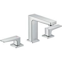 Смеситель для раковины Hansgrohe Metropol 110, со сливным клапаном Push-Open, хром, 32514000