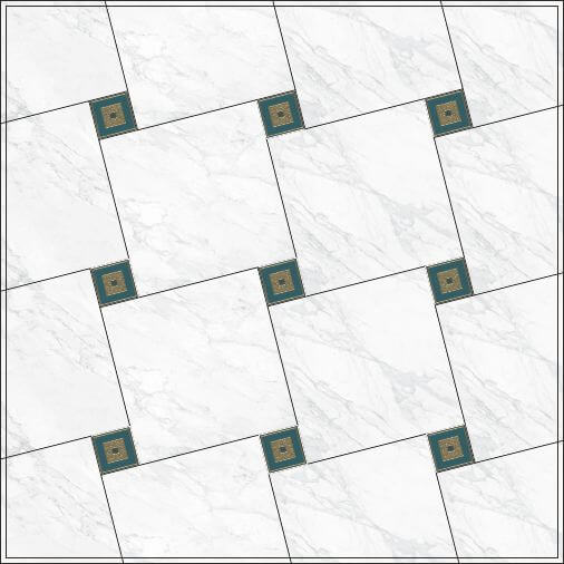 Декор Kerama Marazzi Алькала черный мозаичный 20x50, MM7204