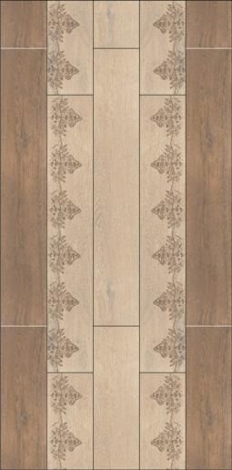 Керамогранит Kerama Marazzi Мербау 20х119,5 коричневый темный SG512100R