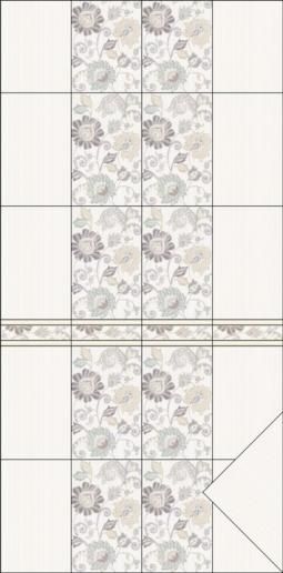 ПЛИТКА керамическая Kerama Marazzi Луиза 25х40 6234