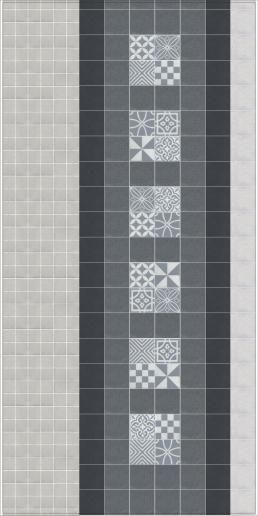 Вставка Kerama Marazzi Амальфи орнамент коричневый 9,9х9,9 STG\A408\1266