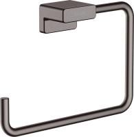 Полотенцедержатель Hansgrohe AddStoris, шлифованный черный хром, 41754340