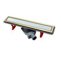 Душевой лоток Pestan Confluo Premium Line White Glass 450 Gold, 13100089/13100120