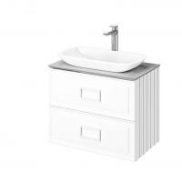 Тумба подвесная Avanti Eleganta Double Bianco 80 под столешницу два ящика