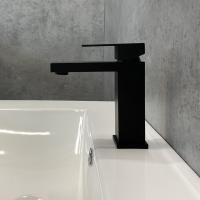 Смеситель Comforty для раковины, картридж 35 мм, черный матовый, FC045A-CMT