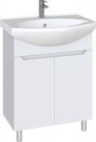 Тумба напольная Sanstar Bianco 65,б/ящ, белая, с раковиной Стиль 650, 237.1-1.5.1.К