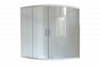 Шторка для ванны Royal Bath 150х100х150 см, прозрачное  стекло, RB 150ALP-T