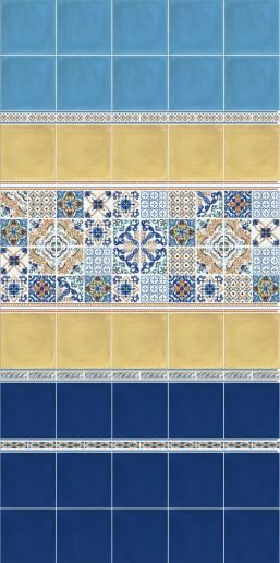 Бордюр Kerama Marazzi Капри майолика 9,9х3 STG\A492\1146