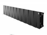 Радиатор биметаллический Royal Thermo PianoForte 200 /Noir Sable - 20 секций, черный графитовый, RTP