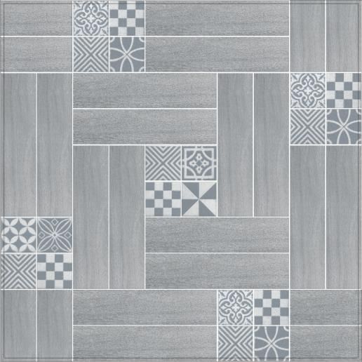 Вставка Kerama Marazzi Амальфи орнамент серый STG\C407\1270